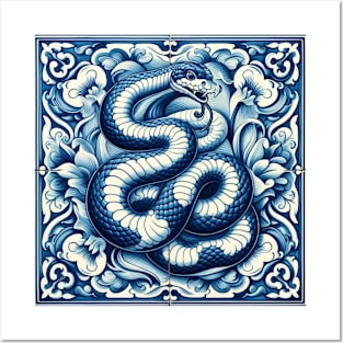 Dutch Tile: The No.2 Snake Posters and Art